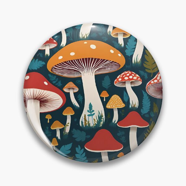 Item preview, Vibrant Mushrooms designed and sold by DrawnByDavid.
