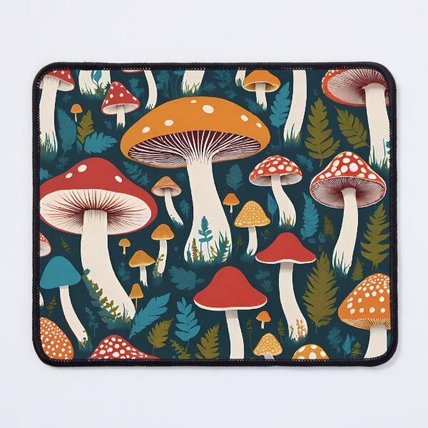 Item preview, Vibrant Mushrooms designed and sold by DrawnByDavid.