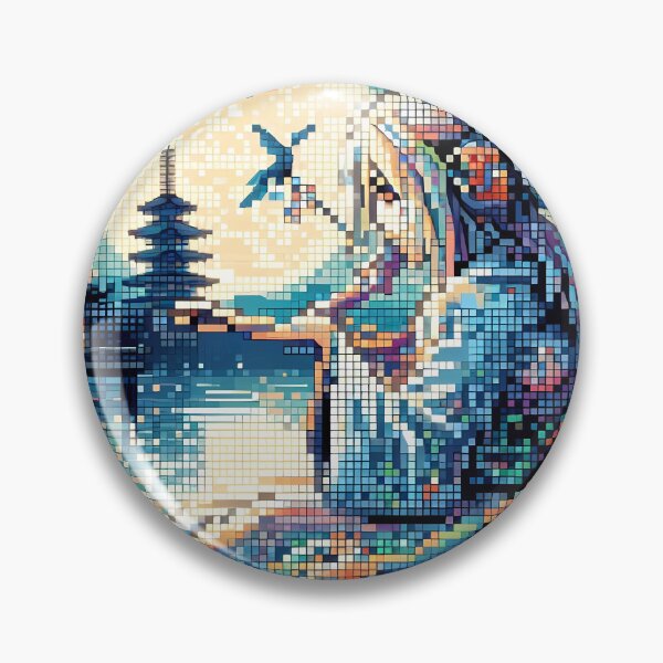 Item preview, Moonlit Geisha Pixel Ar designed and sold by moba--mania.
