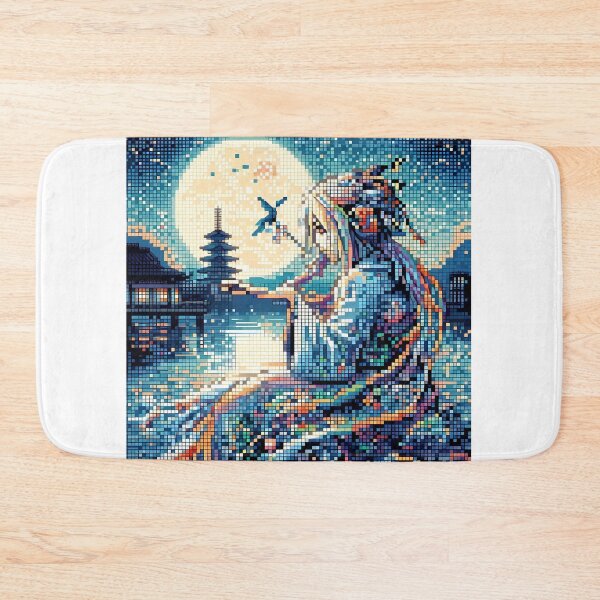 Item preview, Moonlit Geisha Pixel Ar designed and sold by moba--mania.