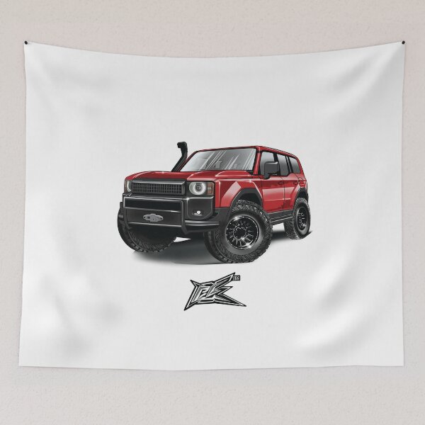 Item preview, Toyota Land Cruiser prado 250 red designed and sold by NaquashM.