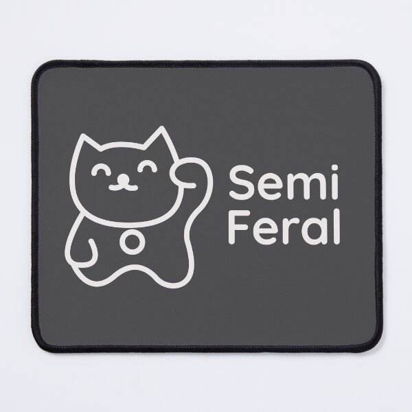 Item preview, Semi Feral designed and sold by CatcatcherCornr.