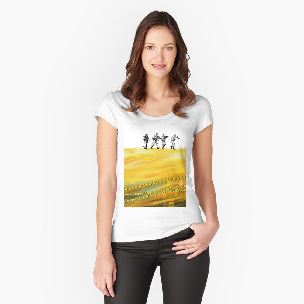 Item preview, Fitted Scoop T-Shirt designed and sold by artbyaurelien.