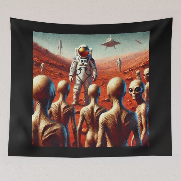 Item preview, alien landscape designed and sold by TEEJAMBOREE.