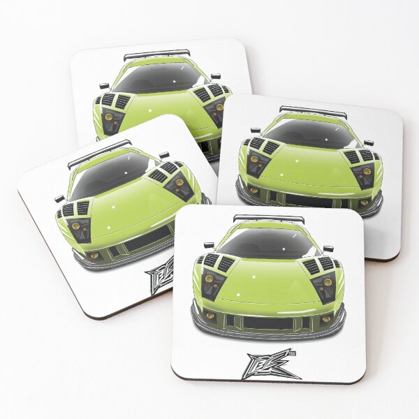 Item preview, lambo murcielago lmp1 lime green  designed and sold by NaquashM.
