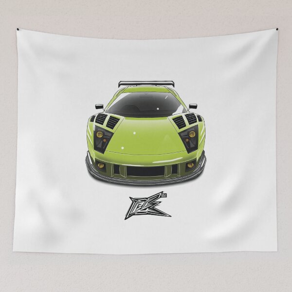 Item preview, lambo murcielago lmp1 lime green  designed and sold by NaquashM.