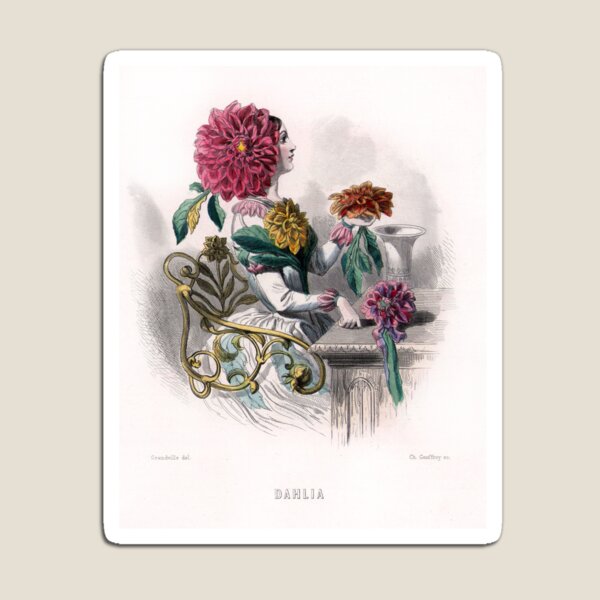 Item preview, Dahlia flower fairy designed and sold by Donkey's Salad.