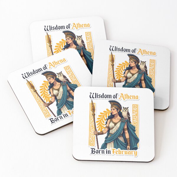 Item preview, The Wisdom of Athena Born in February designed and sold by IskraPrints.