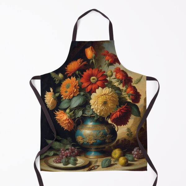 Item preview, Elegant Floral Still Life: Vibrant Table Arrangement with Decorative Vase designed and sold by gallofoto.