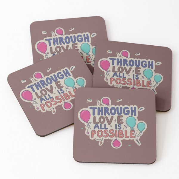 Item preview, Through Love All Is Possible designed and sold by Satyamshop76.