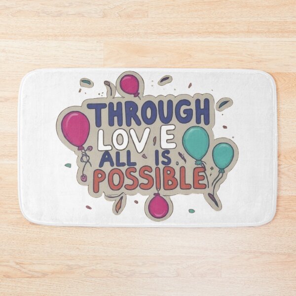 Item preview, Through Love All Is Possible designed and sold by Satyamshop76.
