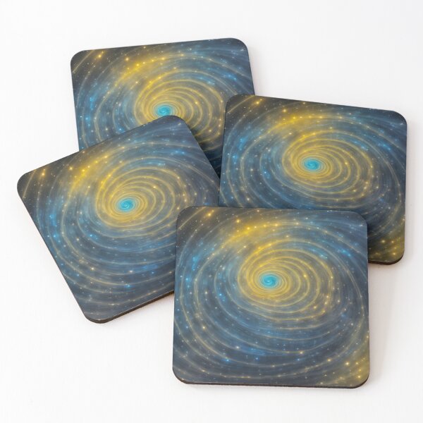 Item preview, Blue and Yellow Cosmic Radiance designed and sold by BirdsnStuff.