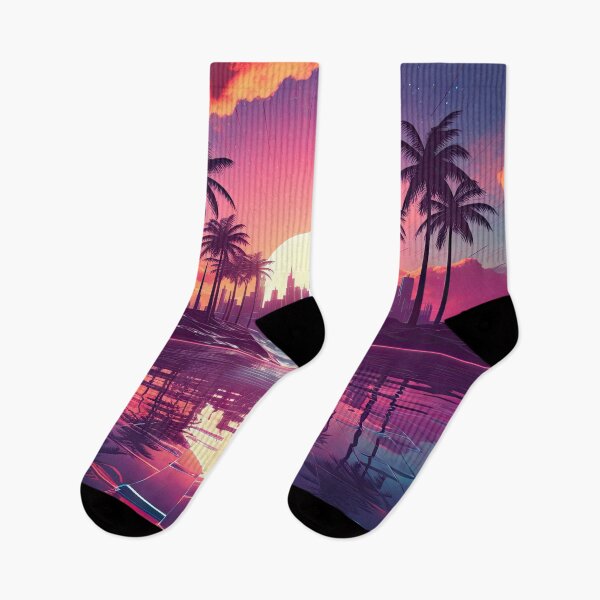 Item preview, Synthwave dreamscape - 80s vaporwave aesthetic designed and sold by AeonAcademy.