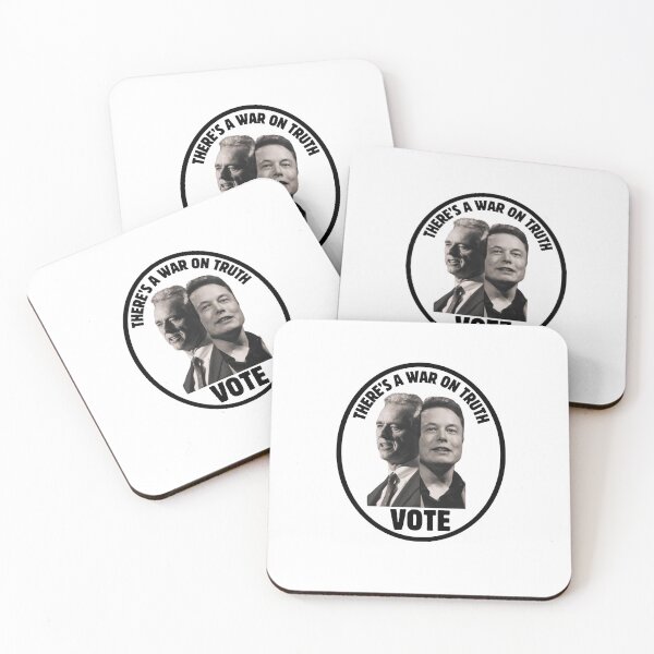 Item preview, There's a War on Truth Kennedy Musk designed and sold by monpetitbijou.