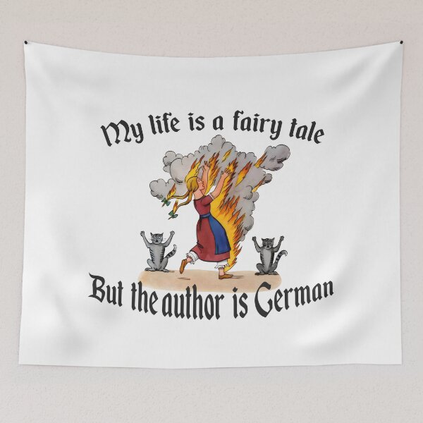 Item preview, My life is a fairy tale But the author is German designed and sold by LuksTEESred.