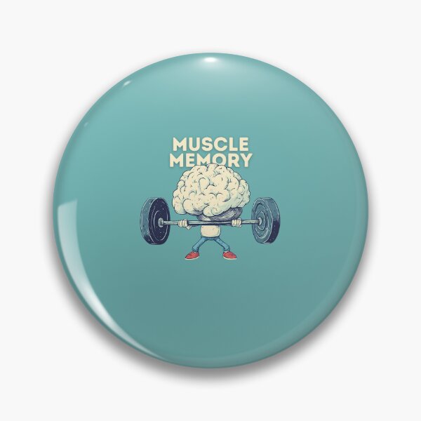 Item preview, Muscle Memory Funny Design (with text) designed and sold by JonnyDesigns.