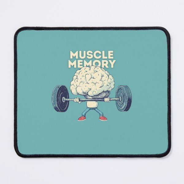 Item preview, Muscle Memory Funny Design (with text) designed and sold by JonnyDesigns.