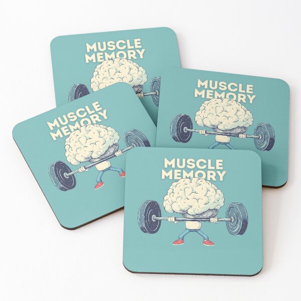 Item preview, Muscle Memory Funny Design (with text) designed and sold by JonnyDesigns.