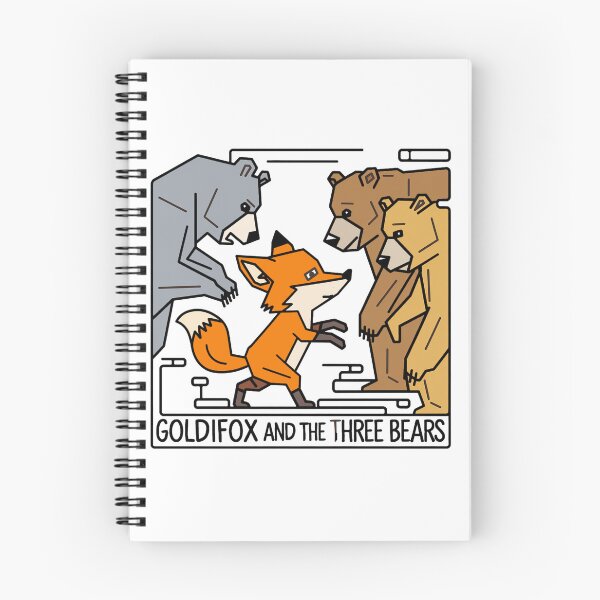 Item preview, Funny Goldifox and the Three Bears Fairy Tale Satire designed and sold by Nature's Fancy.