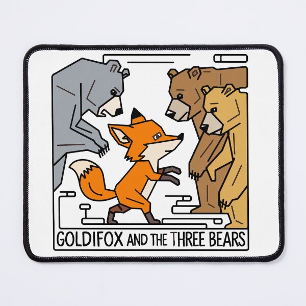 Item preview, Funny Goldifox and the Three Bears Fairy Tale Satire designed and sold by Nature's Fancy.