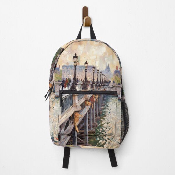 Item preview, Sunset Over Pont des Arts – A Parisian Moment. Art By Carraann designed and sold by CARRAANN.