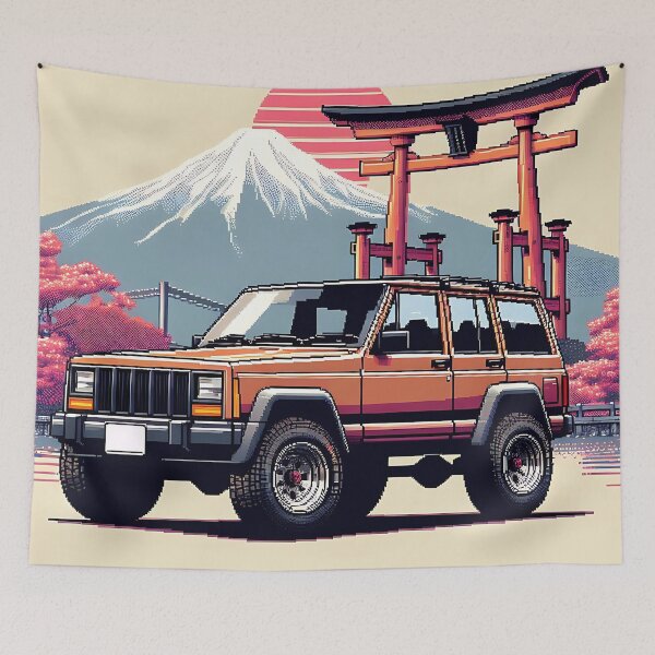 Item preview, Cherokee XJ 4x4 USA offroad Vintage old school vehicle  designed and sold by Off-Road-Zone.