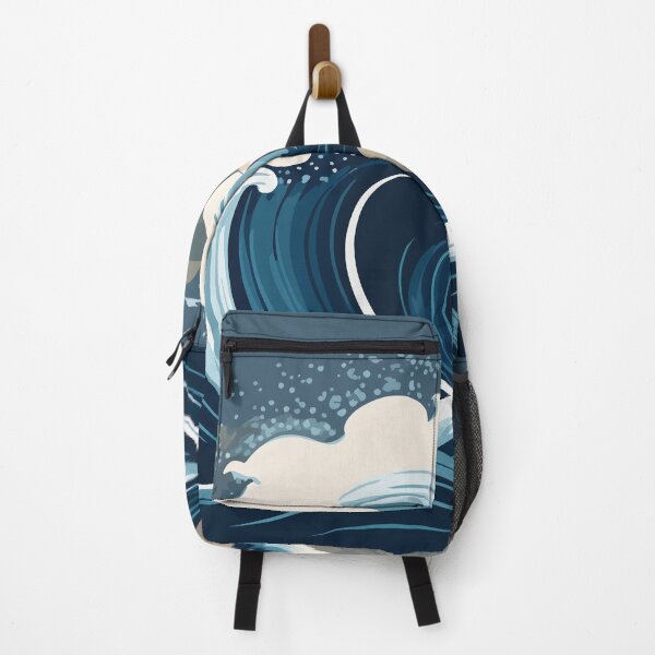 Item preview, A design of  Turbulent Storm Waves- Dark, crashing waves with splashes of white foam, evoking the power. designed and sold by HEMRO.