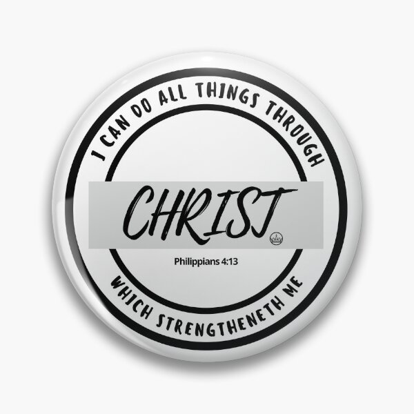 Item preview, I can do all things through Christ who strengthens me - Black designed and sold by Francisner.