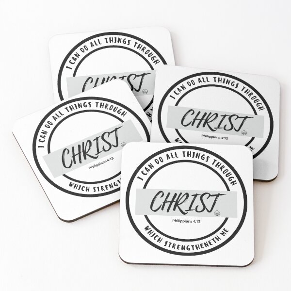 Item preview, I can do all things through Christ who strengthens me - Black designed and sold by Francisner.