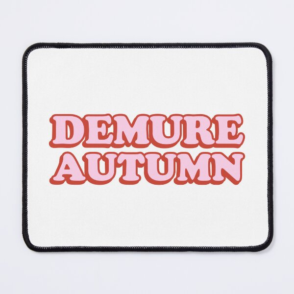 Item preview, demure autumn designed and sold by wordswithfonts.