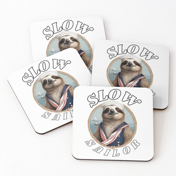 Item preview, Slow sailor Sloth 2 designed and sold by Slow Shop.