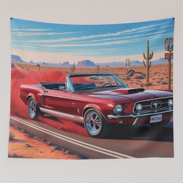 Item preview, Mustang and the endless expanses designed and sold by lokirick.
