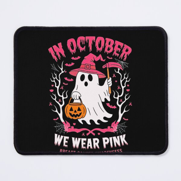 Item preview, October Breast Cancer Awareness: Spooky Pink Ghost Halloween Design designed and sold by love3617.