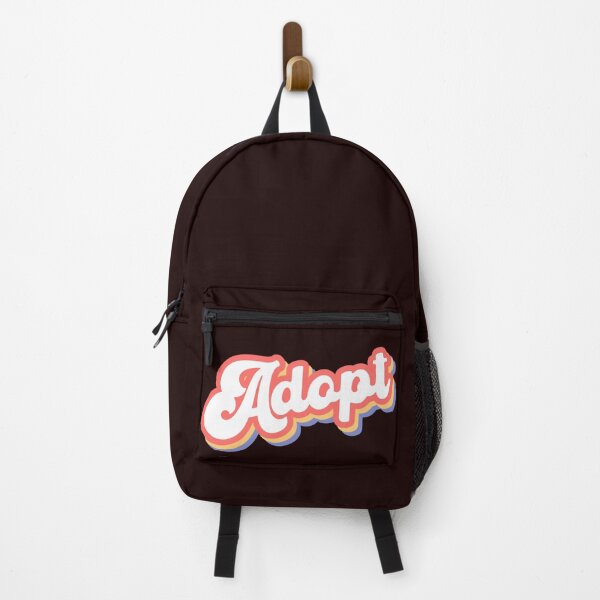 Item preview, Retro Adopt White Letters designed and sold by ComptonMeyer.