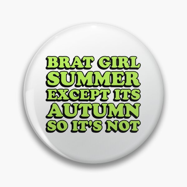 Item preview, brat summer except it's autumn so its not designed and sold by wordswithfonts.