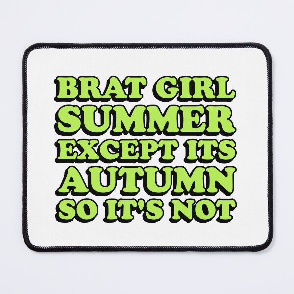 Item preview, brat summer except it's autumn so its not designed and sold by wordswithfonts.