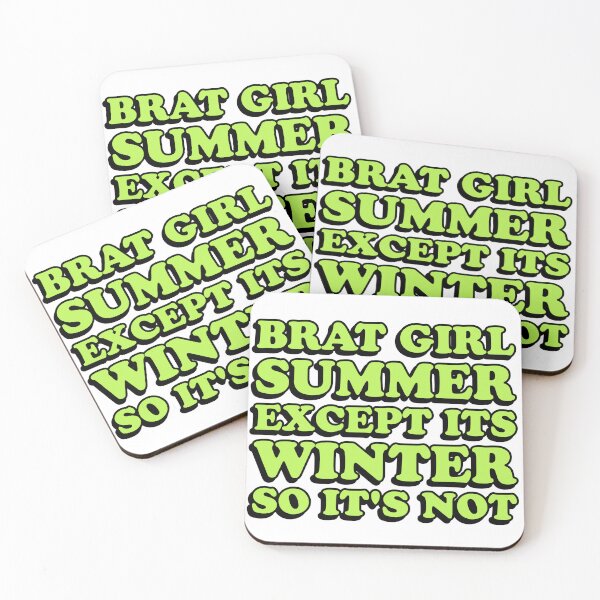 Item preview, brat summer except it's winter so its not designed and sold by wordswithfonts.