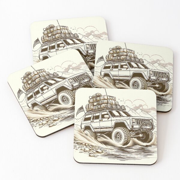 Item preview, Cherokee XJ 4x4 USA offroad Vintage old school vehicle  designed and sold by Off-Road-Zone.