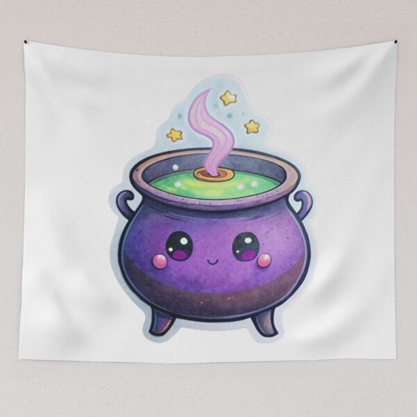 Item preview, Cute witch cauldron designed and sold by catcraftss.