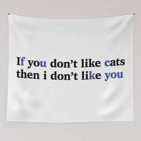 Item preview, If you don´t like cats then I don't like you (f u version) designed and sold by nuila.