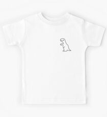 Cute Dinosaur Design Kids Tee