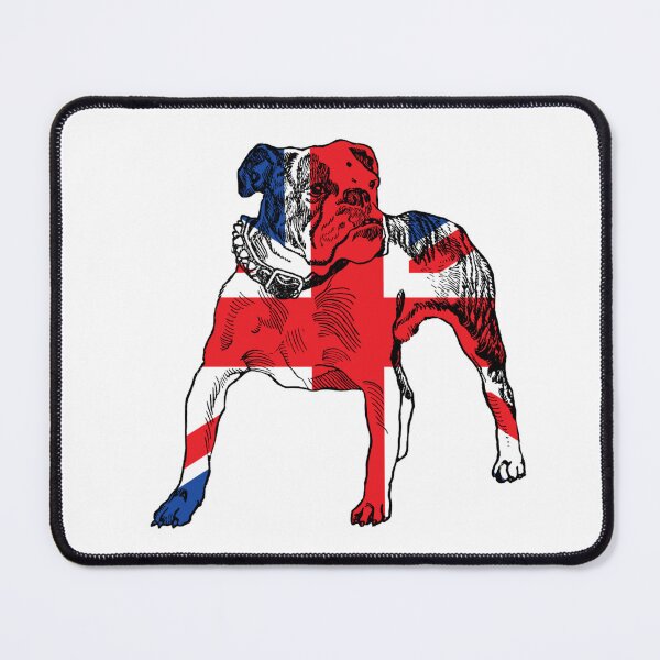 Item preview, British bull dog and flag designed and sold by DMFPRINTS.