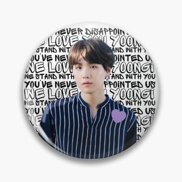 Item preview, We Stand with Yoongi - Never Disappointed designed and sold by WhispersInspire.