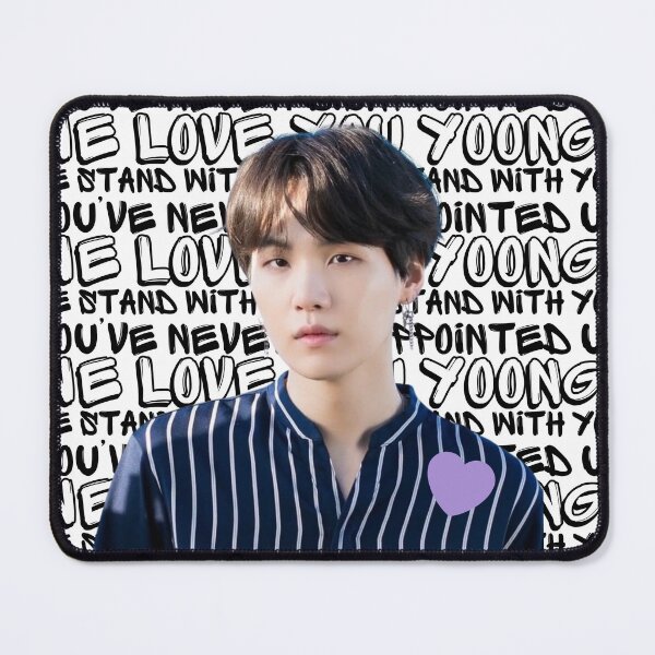 Item preview, We Stand with Yoongi - Never Disappointed designed and sold by WhispersInspire.
