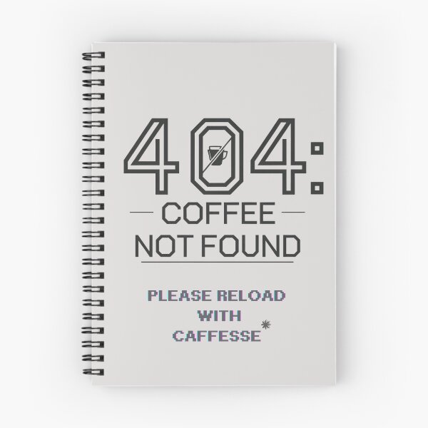 Item preview, 404: Coffee Not Found designed and sold by CodeCrush.