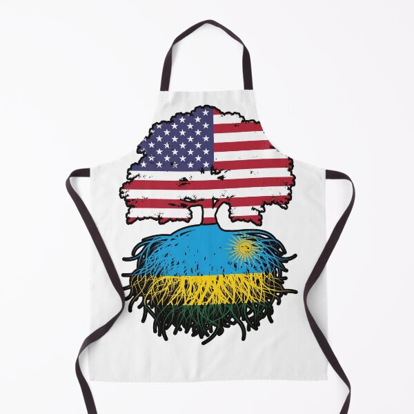 Item preview, Rwanda Rwandan American USA Tree Roots Flag designed and sold by FlagX.