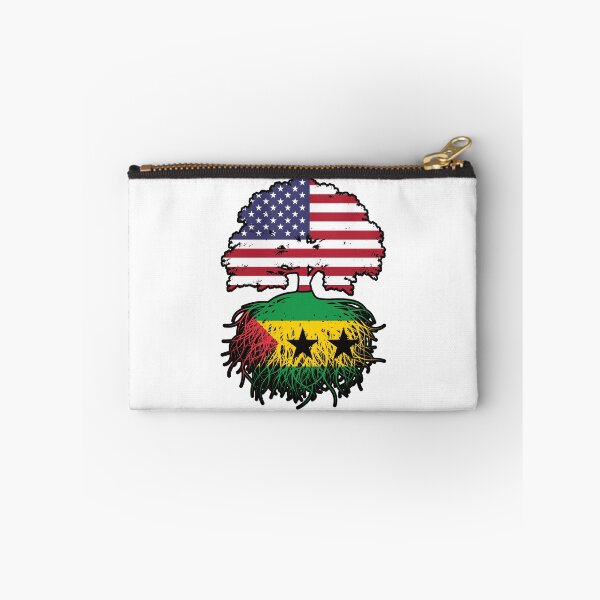 Item preview, Sao Tome and Principe Sao Tomean American USA Tree Roots Flag designed and sold by FlagX.