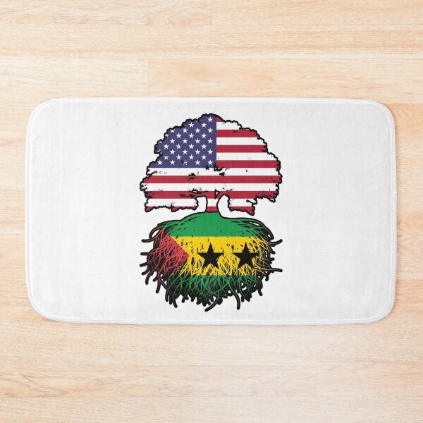 Item preview, Sao Tome and Principe Sao Tomean American USA Tree Roots Flag designed and sold by FlagX.