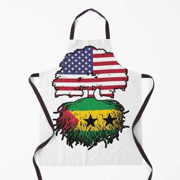 Item preview, Sao Tome and Principe Sao Tomean American USA Tree Roots Flag designed and sold by FlagX.