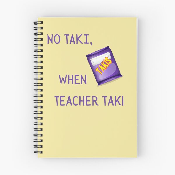 Item preview, No Taki, Cuando el Maestro Taki designed and sold by HomeFreewithMe.